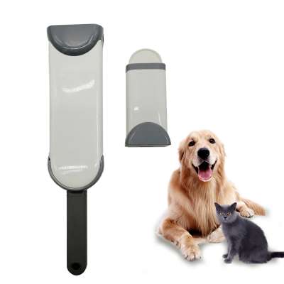 Pet hair remover brush with self-cleaning base double sided best pet remover brush