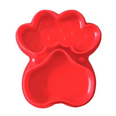 Bright Plus Interactive Silicone Slow Pet Feeder Bowl For Puppy teddy and Chihuahua Small Dog