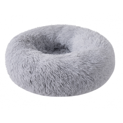 Dog Cat Bed Cushion  Faux Fur Donut Cuddler for Dog Cat Joint-Relief and Improved Sleep Waterproof bottom